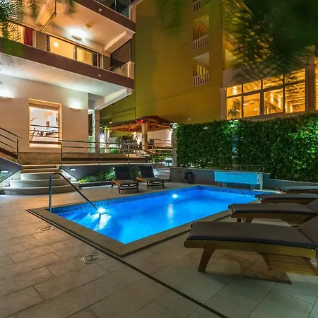 Private Seaside Morska With Pool In Baska Voda, Dalmatia, Croatia Villa